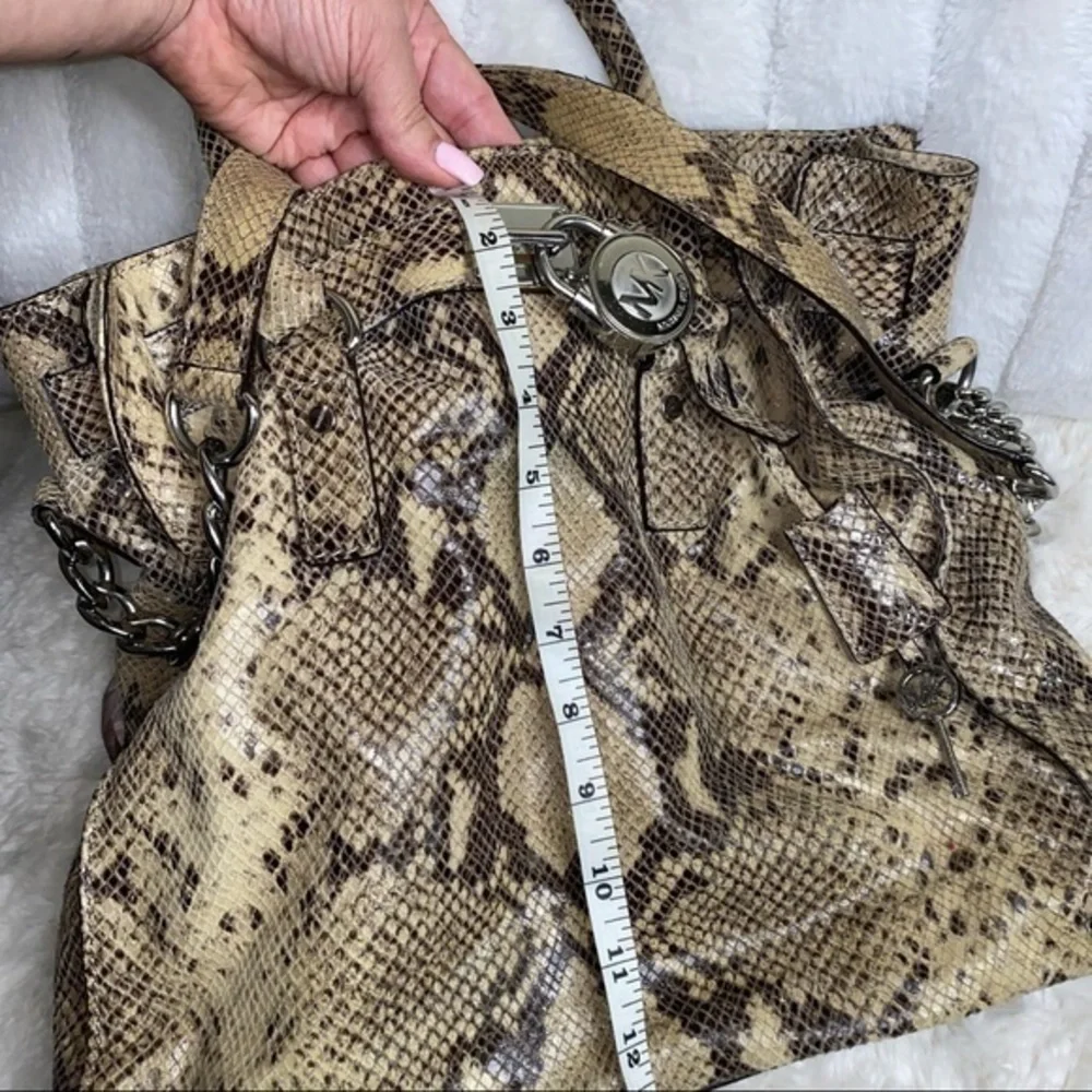Michael Kors snake print Large Tote Hamilton - Picture 12 of 15